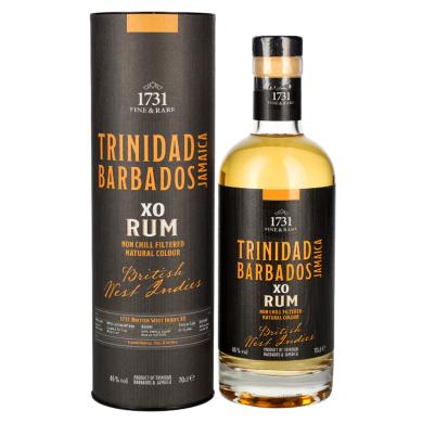 1731 - Fine & Rare Trinidad Barbados Jamaica 0,7l 46% + tuba