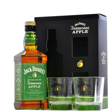 Jack Daniel's Apple 0,7l 35% + 2 poháre v kazete