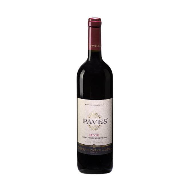 Pavelka Paves Červené Cuvée barikové víno 0,75l