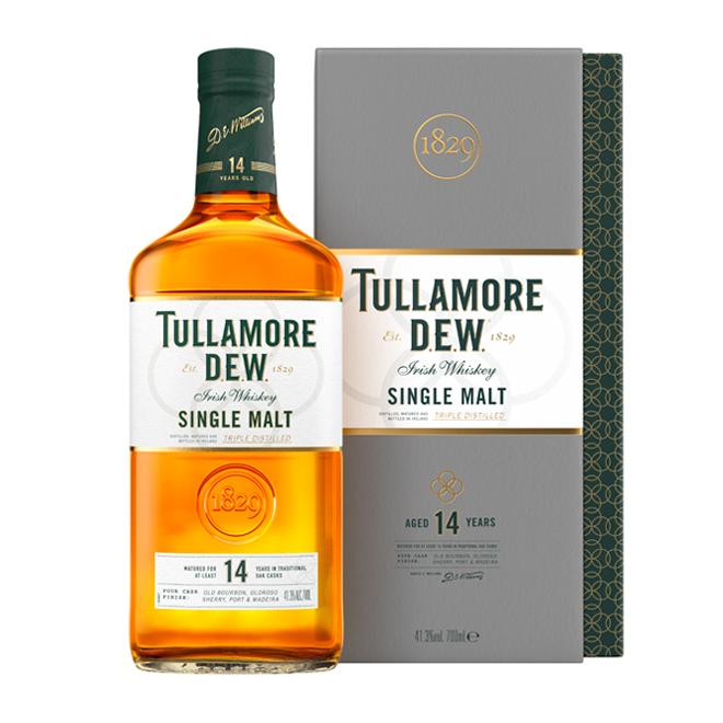 Tullamore D.E.W. 14 Y.O. 0,7l 41,3% + kartón