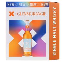 Glenmorangie X 0,7l 40% Kotailová sada + 2 poháre v kazete