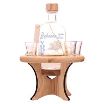 Dębowa Dubový Stolček 0,7l 40% + 4 poháriky (+kartónová krabica)