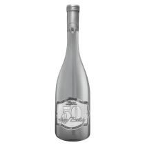 Goldvin Perfetta Happy Birthday "50" 0,75l (strieborná fľaša)