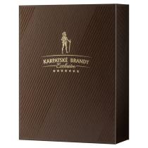 Karpatské Brandy Exclusive 0,7l 40% + kazeta