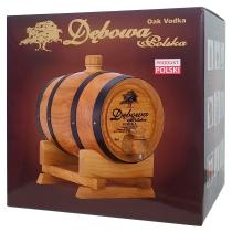 Dębowa Barrel 1,0l 40% + drevený súdok v kartóne