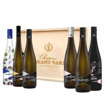 Grand Bari darčeková sada vín Taste of  Kings 6x 0,75l + drevená kazeta
