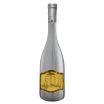 Goldvin Perfetta Happy Birthday "50" 0,75l (strieborná fľaša)