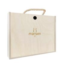 Marsen Sada destilátov MINI 6x 0,04l 42,3% + drevená truhlica