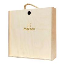Marsen Traditional Hruškovica 0,5l 42% + 2 poháre v drevenej truhlici