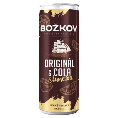 Božkov Originál & Cola s limetkou 0,25l 6%