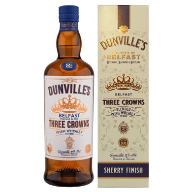 Dunville's Three Crowns Vintage Blend Sherry Finish 0,7l 43,5% + kartón