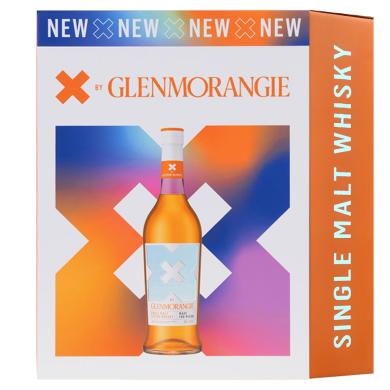 Glenmorangie X 0,7l 40% Kotailová sada + 2 poháre v kazete