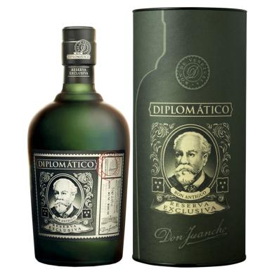 Diplomático Reserva Exclusiva 0,7l 40% + tuba