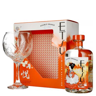 Etsu Double Orange Gin 0,7l 43% + pohár s kartónom