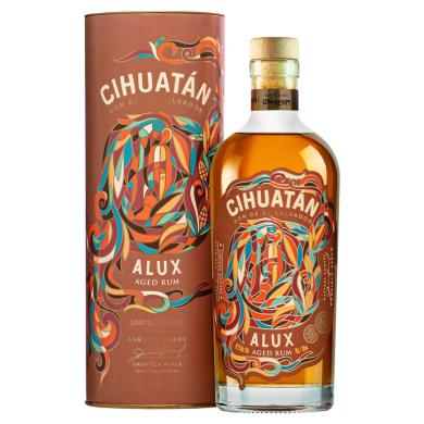 Cihuatán Alux 15 años Aged Rum 0,7l 43,2% + tuba