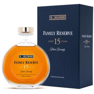 Jelínek Family Reserve 15-ročná 0,7l 45,3% + kartón