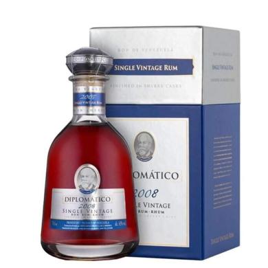 Diplomático Single Vintage 2008 0,7l 43% + kazeta