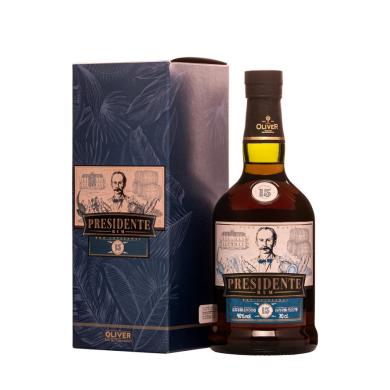 Presidente 15 Años 0,7l 40% + kartón