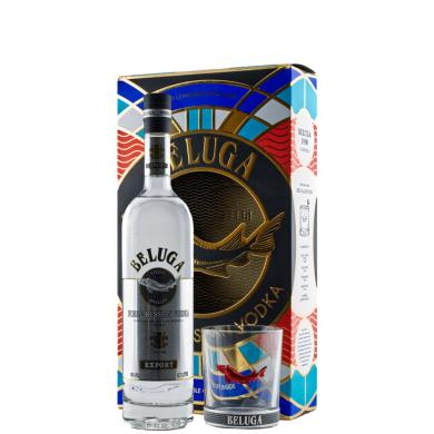 Beluga 0,7l 40% + pohár v kartóne Beluga 0,7l 40% + pohár v kartóne