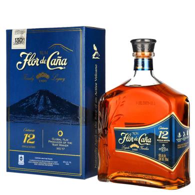 Flor de Caña 12 Años Centenario 0,7l 40% + kartón