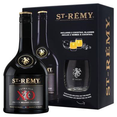 St - Rémy X.O. 0,7l 40% + 1 pohár v kartóne