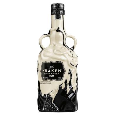 Kraken Black Spiced Limited Edition Black & White Bottle 0,7l 40%