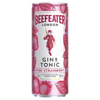 Beefeater Pink Strawberry Gin and Tonic 0,25l 4,9%