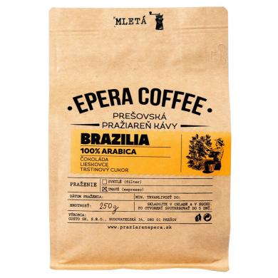 Káva Epera Coffee Brazília mletá 100% Arabica 250g