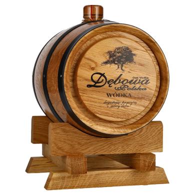 Dębowa Barrel 1,0l 40% + drevený súdok v kartóne