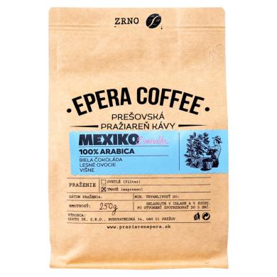Káva Epera Coffee Mexiko Esmeralda zrnková 100% Arabica 250g