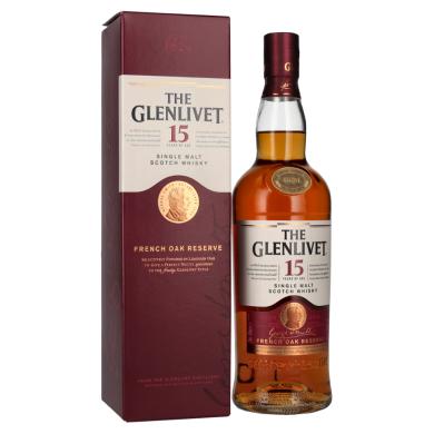 Glenlivet 15 Y.O. The French Oak Reserve Single Malt 0,7l 40% + kartón