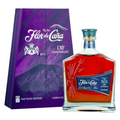 Flor de Caña 20 Años 130th Anniversary Limited Edition 0,7l 45% + kazeta