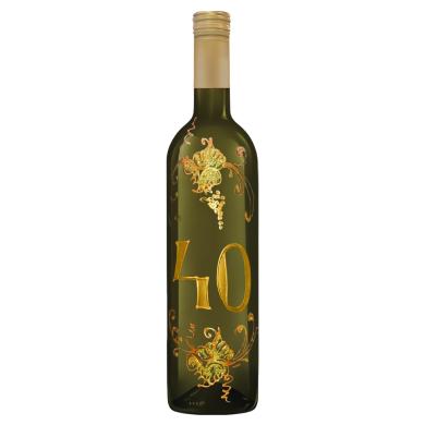 Víno Present Legera Maľovaná fľaša "40" 0,75l