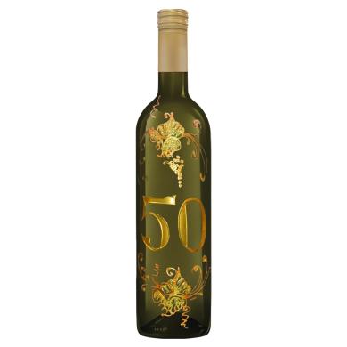 Víno Present Legera Maľovaná fľaša "50" 0,75l