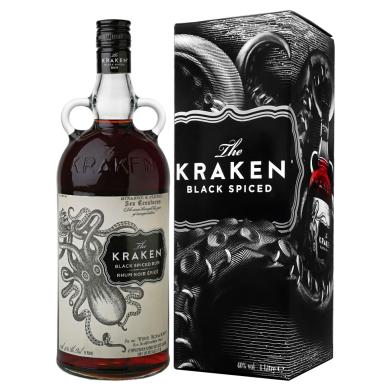 Kraken Black Spiced Rum 1,0l 40% + kartón