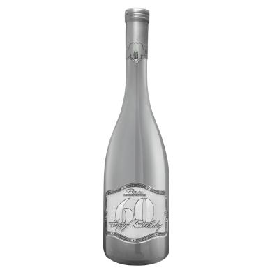 Goldvin Perfetta Happy Birthday "60" 0,75l (strieborná fľaša)