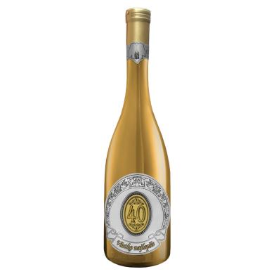 Goldvin Perfetta Všetko najlepšie "40" 0,75l (zlatá fľaša)