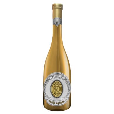 Goldvin Perfetta Všetko najlepšie "60" 0,75l (zlatá fľaša)