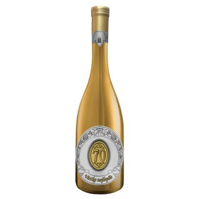 Goldvin Perfetta Všetko najlepšie "70" 0,75l (zlatá fľaša)