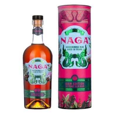 Naga Rum Anggur Siam 10 Y.O. 0,7l 40% + tuba