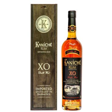 Kaniche X.O. Double Wood 0,7l 40% + drevená kazeta