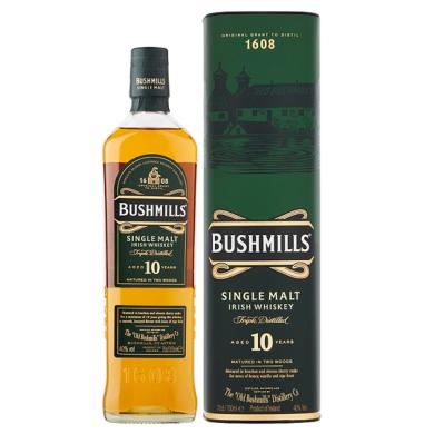 Bushmill's 10 Y.O. 0,7l 40% + tuba