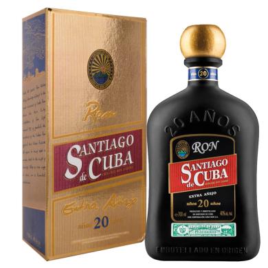 Santiago de Cuba Extra Añejo 20 Años 0,7l 40% + kartón