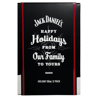 Jack Daniel's Happy Holidays From Family 12x 0,05l 39% + kartón