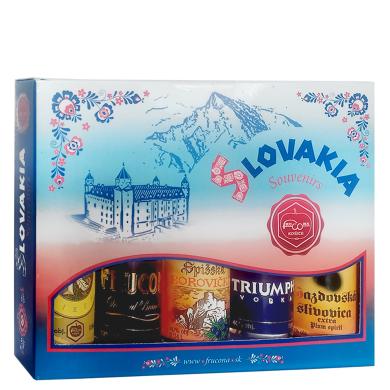 Frucona Slovakia Souvenirs MINI 5x 0,04l 41,4% + kartón