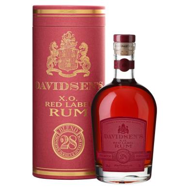 Davidsen's X.O. Red Label 0,7l 45% + tuba