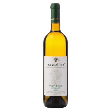 Pavelka Veltlínske Zelené neskorý zber 0,75l