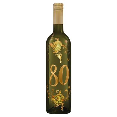 Víno Present Legera Maľovaná fľaša "80" 0,75l