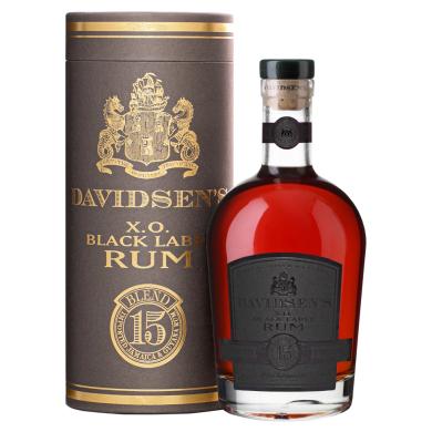 Davidsen's X.O. Black Label 0,7l 40% + tuba