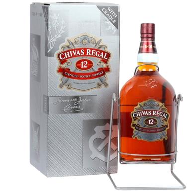 Chivas Regal 12 Y.O. 4,5l 40% + kolíska s kartónom
